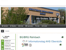 Tablet Screenshot of brgrohrbach.at